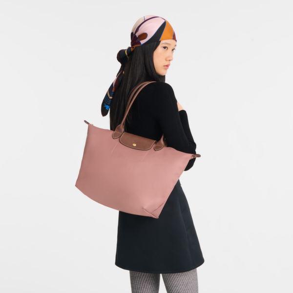 Longchamp Le Pliage Original L Tote Bag – Pink Tea vip time amman jordan